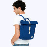 Mini Sac à Dos Rolltop - Bleu Électrique