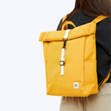 Mini sac à dos pour femme couleur jaune