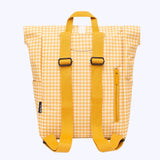 Mini Sac à Dos Rolltop - Vichy Moutarde