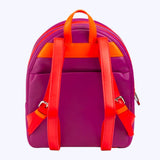 Favignana - Petit Sac à Dos en Cuir Fuchsia