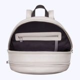 Favignana - Petit Sac à Dos en Cuir Gris Perle