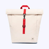 Rolltop Mini Sac à Dos Ordinateur 13 Pouces Beige