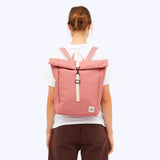 Rolltop Mini Sac à Dos Ordinateur 13 Pouces Rose