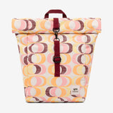 Rolltop Mini Sac à Dos Ordinateur 13 Pouces Design année 70