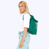 Rolltop Mini Sac à Dos pour Laptop Vert