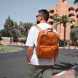 Sac à Dos à Langer Cuir