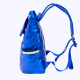 Sac à Dos à Rabat Femme - Bleu Cobalt