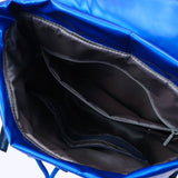 Sac à Dos à Rabat Femme - Bleu Cobalt