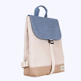 Sac à Dos Femme Tissu Bleu Chic