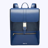 Sac à Dos Cuir Bleu pour Ordinateur 