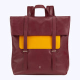 Sac à Dos Cuir Rouge Bordeaux