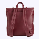 Copenaghen - Sac à Dos Cuir Rouge Bordeaux