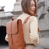 Sac a dos en cuir élégant pour femme