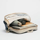 DayPack - Sac à Dos Femme Cuir et Tissu