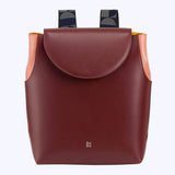 Sac à Dos Femme En Cuir Rouge Bordeaux