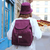 Sac à Dos Léger Femme Prune