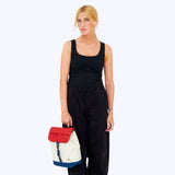 mini sac a dos bleu blanc rouge