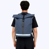 Sac à Dos Ordinateur Rolltop Bleu Gris