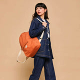 Sac à Dos Tissu Coton Bio Orange